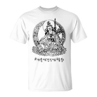 Padmasambhava Guru Rinpoche Tibetan Buddha Mantra Buddhist T-Shirt - Geschenkecke