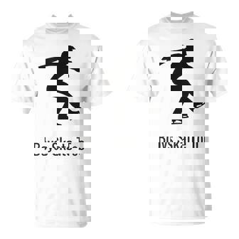 Patinaje Artístico Para Niños Patinador De Hielo Masculino Gráfico De Regalo Camiseta unisex - Regaloses