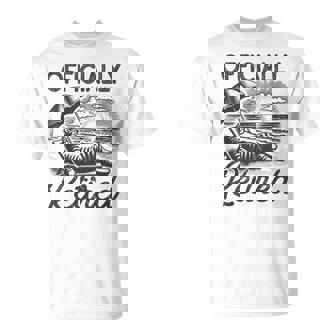 Playa Para Gatos Jubilados Oficialmente Jubilados Divertido Gato Jubilado Camiseta unisex - Regaloses