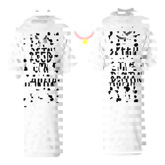 Pretend I'm A Dalmatian Lazy Halloween Costume T-Shirt - Thegiftio