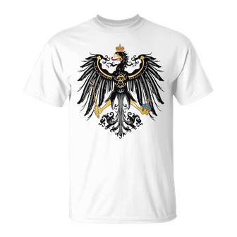 Preußen Wappen Patriot Deutschland Blue T-Shirt - Geschenkecke