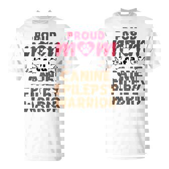 Proud Mom Of a Canine Epilepsy Warrior Dog Seizure Tank Top T-Shirt - Monsterry