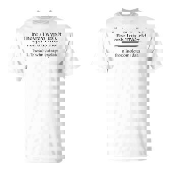 There Are Two Types Of People Extrapolate Incomplete Data T-Shirt - Monsterry