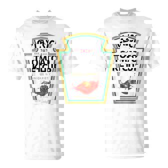 Red Ketchup Diy Halloween Costume Matching Group Ketchup T-Shirt - Seseable