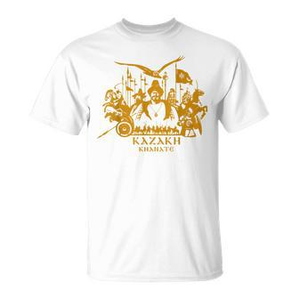 Republic Of Kazakhstan Qazaqstan Kazakhstan Kazakh Flag T-Shirt - Geschenkecke