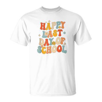 Retro Happy Last Day Of School End Of School Out T-Shirt - Geschenkecke