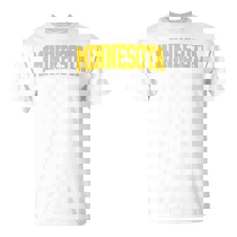 Retro Minnesota Vintage Minnesota Maroon Gold Throwback T-Shirt - Seseable