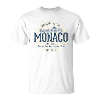 Retro Styleintage Monaco T-Shirt - Geschenkecke