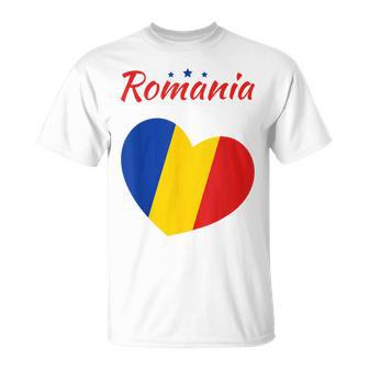 Romania Flag Women's Romania T-Shirt - Geschenkecke