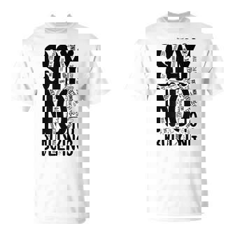 Say No To Bullying Unity Day Orange Anti Bullying Kindness T-Shirt - Monsterry