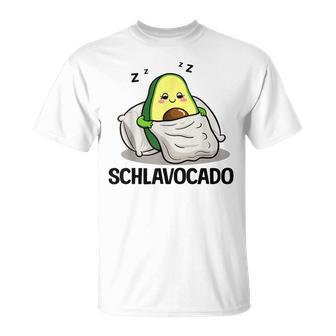 Schlavocado Official Sleep Pyjamas Sleep Avocado Gray T-Shirt - Geschenkecke