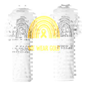 In September We Wear Gold Childhood Cancer Awareness T-Shirt - Thegiftio UK