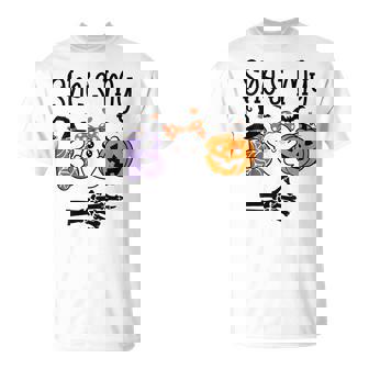 She's My Boo Cute Matching Halloween Pajama Couples T-Shirt - Monsterry