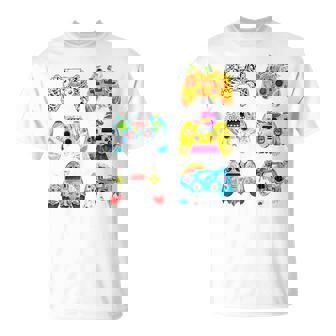 Skeleton Zombie Gaming Controllers Halloween Gamer Mummy Boy T-Shirt - Seseable