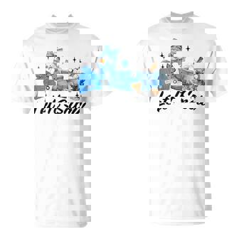Snowman Christmas Let It Snow Snowflakes Winter Vibes T-Shirt | Seseable CA