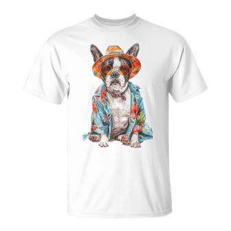 Summer Dog Boston Terrier T-Shirt - Geschenkecke