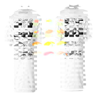Sushi Costume Sushi Kit Types Of Sushi T-Shirt - Thegiftio