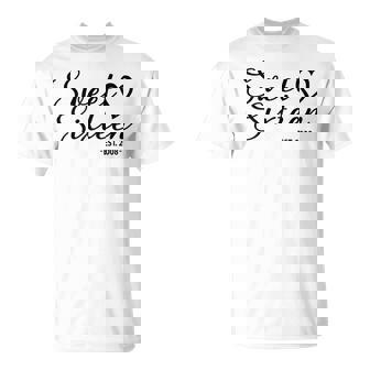 Sweet Sixn Est 2008 For Girls 16 Years Old 16Th Birthday T-Shirt - Seseable
