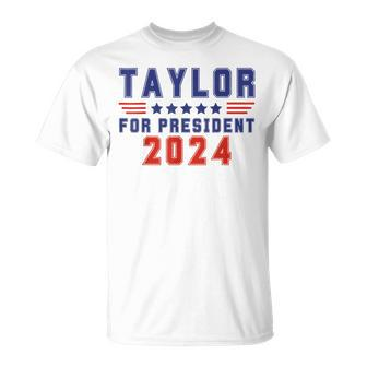 Taylor For President 2024 T-Shirt - Monsterry