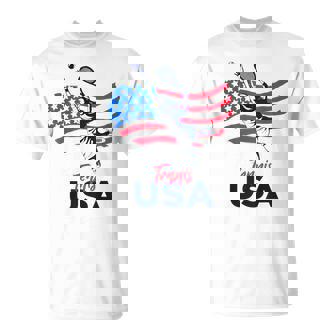 Tennis In The Usa Support The Team Usa Plays Tennis T-Shirt - Monsterry