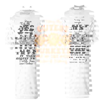 Thanksgiving Labor And Delivery Nurse Cutest Turkey Fall T-Shirt - Thegiftio UK