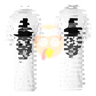 Thanksgiving Holiday Celebration Fun Turkey Symbol Icon T-Shirt - Monsterry
