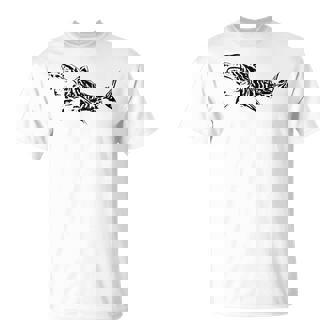 Tiger Shark Motif Shark T-Shirt - Thegiftio