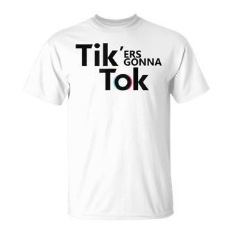 Tik'ers Gonna Tok Gray T-Shirt - Geschenkecke