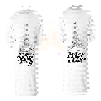 Tour Eiffel Parisacances France Souvenir S Filles T-Shirt - Cadeauxyz