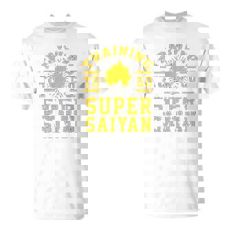 Training To Go Super Saiyan Funny Muscle Gym Workout T-Shirt - Thegiftio UK