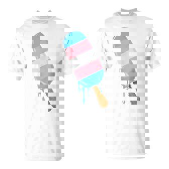 Transgender Pride Ice Cream Lgbt Trans Flag Trans Pride T-Shirt - Thegiftio UK