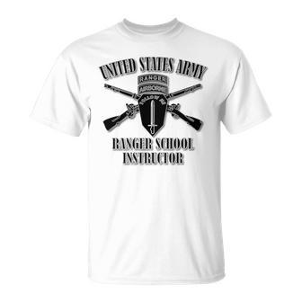 US Army Ranger School Instructor Front T-Shirt - Monsterry CA