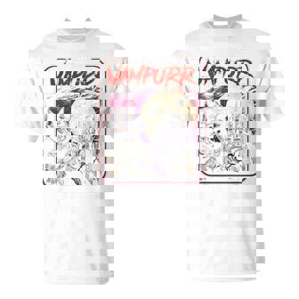 Vampurr Cat Halloween T-Shirt - Seseable