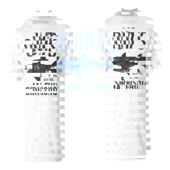 Vintage Quint's Shark Fishing 1975 Retro T-Shirt - Thegiftio