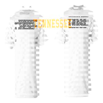 Vintage Tennessee Tennessee Retro Orange T-Shirt | Mazezy