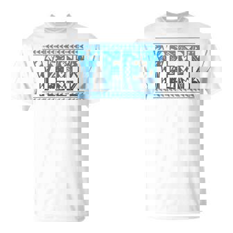 Vintage Yeet Motif Citations Yeet Bleu T-Shirt - Cadeauxyz