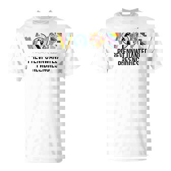 Voting Prevents Unwanted Presidencies Floral Us Flag T-Shirt - Monsterry