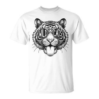 Wildcats School Sports Fan Team Spirit Back To School T-Shirt | Seseable UK