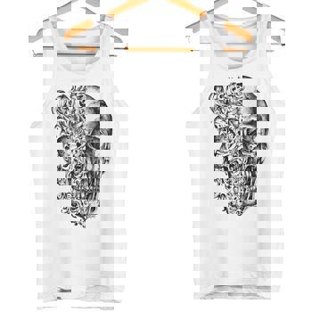 T-shirt Con Teschio Canotta Da Uomo Senza Maniche Muscle Tee - Foto 2