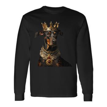 T-shirt Doberman Pinscher Team Per Papà E Mamma | Maglietta Leggera Per Amanti Dei Cani E Regalo Originale