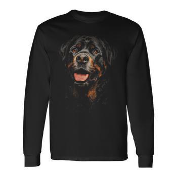 Rottweiler Dog Motif Pet Illustration Rottweiler Men's T-shirt