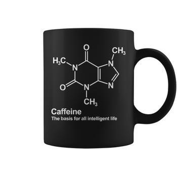 Molecola Della Caffeina Con I Chicchi Di Caffè Immagine Stock Molecola Della Caffeina Con I Chicchi Di Caffè Immagine Stock