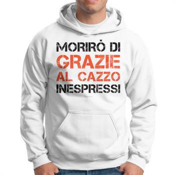 Social Crazy Felpa Con Cappuccio Uomo – Basic Top Qualità – Scritta Umoristica "STO Cazzo" – Made In Italy