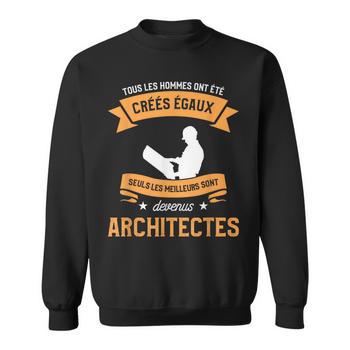 Sweatshirt Architecte - Plan En Forme De Sapin De Noël - Cadeau Drôle Pour Architectes, Étudiants