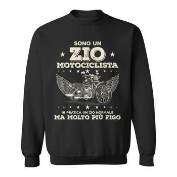 Maglietta Divertente Per Zio Motociclista | T-shirt Con Stampa "Sono Uno Zio Motociclista, Praticamente Uno Zio Normale Ma Molto Più Figo"