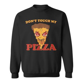 Don'T Touch My Pizza Angry Pepperoni Pizza Melting Cheese Long