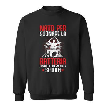 T-shirt Ragazzo 'Batteria Sul Cervello' 100% Cotone, Maglietta Divertente Per Bambini Musicisti, Manica Corta - Foto 3
