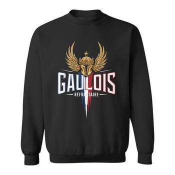 Sweat à Capuche Patriotique Gaulois - Design Guerrier Gaulois, Drapeau Français - Pour Fierté Nationale, Cadeau Historique - Taille Standard