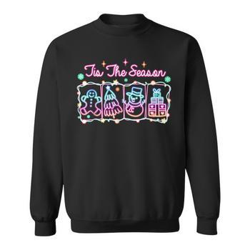 Women's 'My Favorite Color Is Christmas Lights' Long Sleeve Raglan Tee - Funny Holiday Shirt
