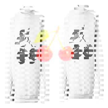 2022FW★KIRSH★CHERRY PATTERN HIGH NECK LONG SLEEVE T-SHIRT Cute Cherry Cherries Coquette Baby Y2k Grunge Aesthetic Long